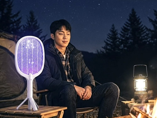 제품광고 르오브 2in1 UV 전기모기채